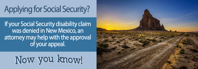 Disability benefits in New Mexico